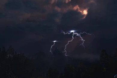 Dramatic Thunderstorm >> HD Wallpaper, Get It Now!