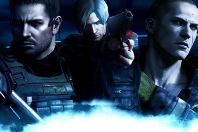Resident Evil 6 Chris Redfield Leon Scott Kennedy Dark Wallpapers ...