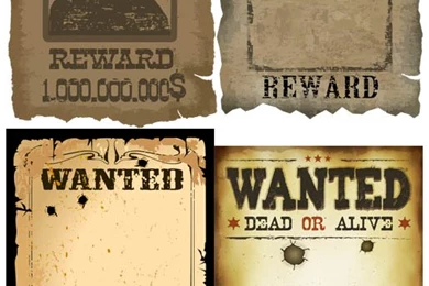 Wanted Poster Backgrounds Art Backgrounds Vector Free Download