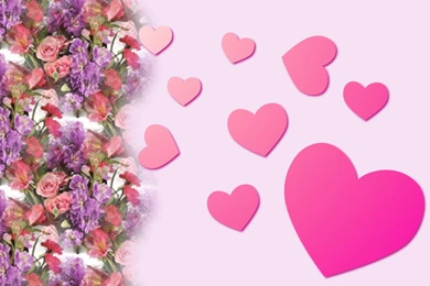 Free Hearts, Weddings, Invitations Backgrounds For PowerPoint ...