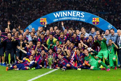 FC Barcelona 2014 2015 Winners UEFA Champions League Wallpapers ...