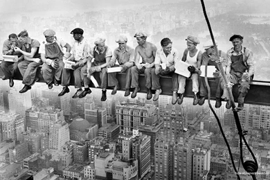 Wallpapers Photography Lunch Atop A Skyscraper Poster Charles C ...