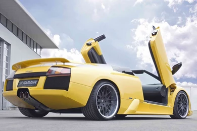 Wallpaper, Yellow, Car, Hamann, Lamborghini (