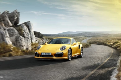 Yellow Porsche 911 Turbo S Wallpapers