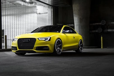 Audi RS5 Yellow Car Wallpapers