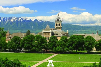 Quad 1024x768 Utah State University Quad Wallpapers   (