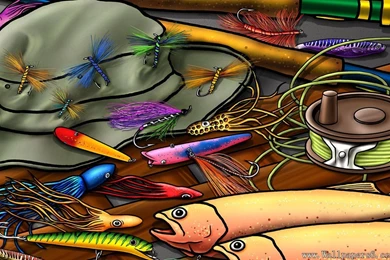 HD Fishing Implement Going Wallpaper, HQ Backgrounds
