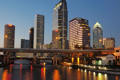 Best City   Tampa   Tampa City Skyline 1280x1024 Wallpapers