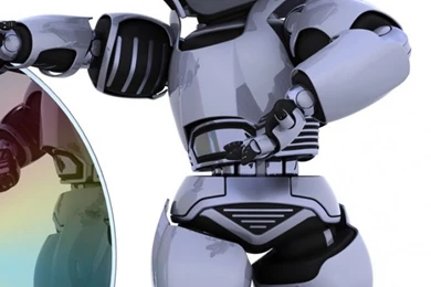 Wallpaper: Music, Movement, Costume, Robot, Cd, Funny Wallpapers