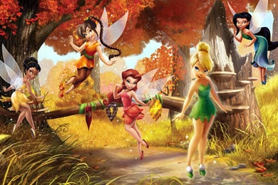TINK AND FRIENDS WALLPAPER   (
