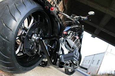 Wallpapers catalogue.com   Black V8 Chopper In 1920x1080 Resolution.