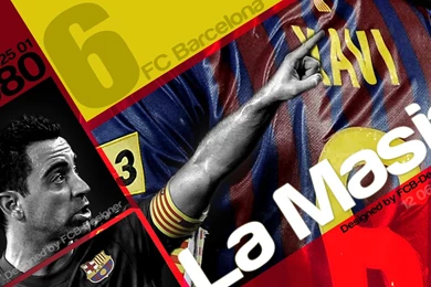 Xavi Hernandez Barcelona 2014 Wallpapers