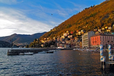 Lake Como In Italy, Just North Of Milan Computer Wallpapers ...