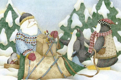 Debbie Mumm Christmas Story Book : Home For The Holiday 1280x1024 ...