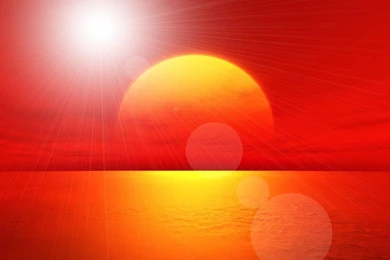 Bright Red World   (