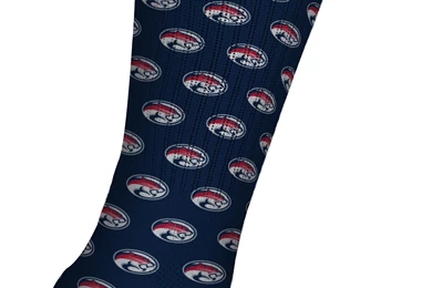 University Of Houston Cougars Socks Wallpapers Navy Design (pair)