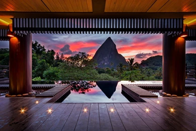 Architecture Buildings Sunsets Sunrises Tropical Scenic ...
