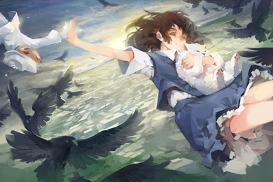 The Cat Returns Animal Bird Cat Rain Yoshioka Haru Wallpapers ...