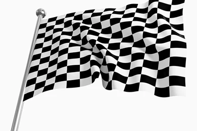 Close up Black And White Checkered Racing Flag 50121 Automotive ...
