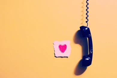 Phone, Calling, My, Girlfriend, Love, Pink, Heart, Wallpapers