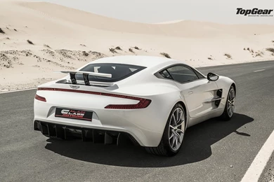 White Aston Martin One 77 Wallpapers
