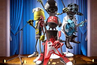 Desktop Wallpapers · Gallery · 3D Art · Rock Band