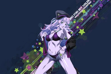 Wallpapers Blue, Stars, Macross Frontier, Macross Frontier.