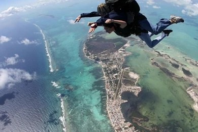 Download Sky Diving Skydiving Over San Pedro Wallpaper, HQ ...