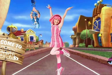 1920x1080px Lazy Town
