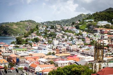Download Wallpapers 2560x1600 Grenada, Building, Top View, Sky, Sea ...