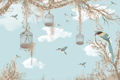 Bird Print Wallpapers On Pinterest