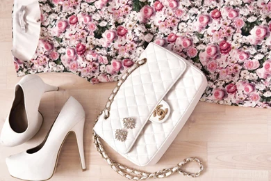 Vintage Chanel Backgrounds With COCO CHANEL W 33666