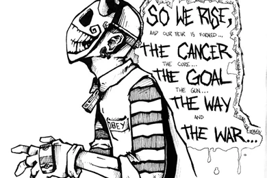 Jester Profile Black And White By RandomINKstudios On DeviantArt