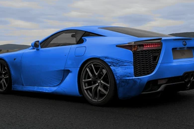 Wallpapers Supercar Lexus Blue Lfa Exotic Car 1920x1080