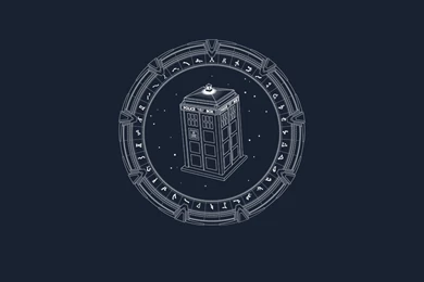 Download TARDIS Stargate Wallpapers 1366x768