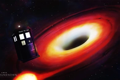 Doctor Who   TARDIS Meets A Black Hole [WALLPAPER] By Thedrunknown ...