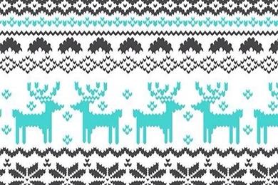 Fair Isle Christmas iPhone Wallpapers