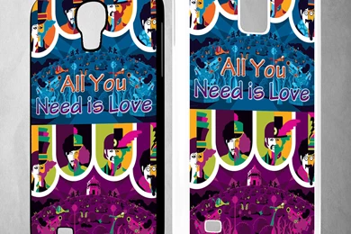 Beatles Graffiti All You Need Is Love WALLPAPER Y0484 Samsung ...