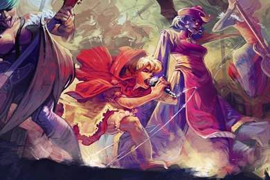 DARKSTALKERS Vanpaia Vampire Fighting Capcom Anime Gothic Fantasy ...