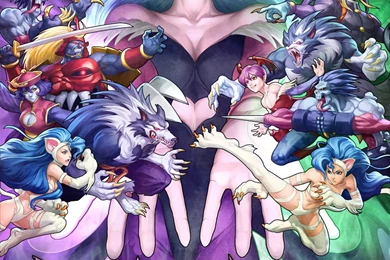 Darkstalkers Resurrection Key Art By Artgerm On DeviantArt