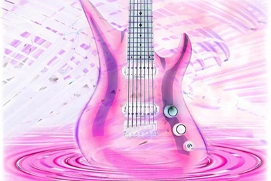Pink Rock Guitar Music Wallpapers