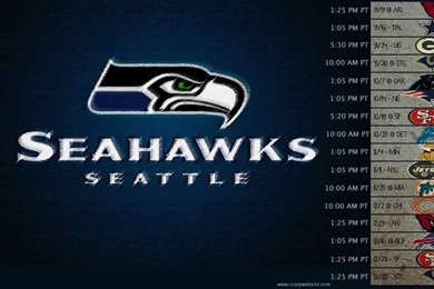 Seahawks Schedule 2012 Wallpapers