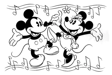 Mickey Pic Colouring Pages. Mickey And Minnie Mouse Coloring Pages ...