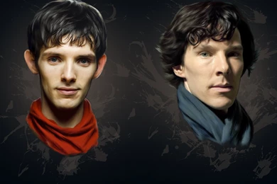 Cheekbones (Merlin And Sherlock) By Nadia Ch On DeviantArt