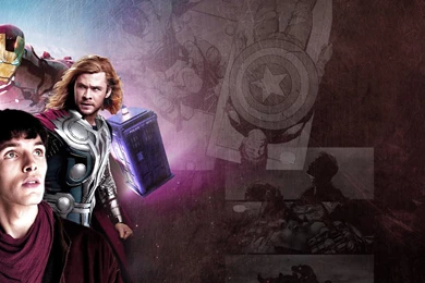 Fandom Mix Wallpapers Marvel, Merlin, Doctor Who. By Ryuutsu On ...