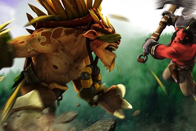 Bristleback Vs Axe Wallpapers