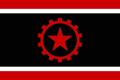 Libertarian Socialist Flag By BullMoose1912 On DeviantArt