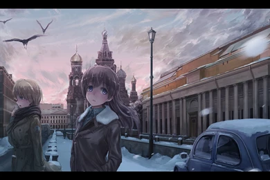 Strike Witches Animal Bird Building Car Eila Ilmatar Juutilainen ...