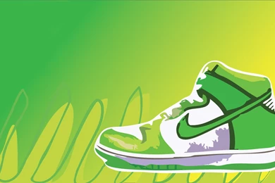 Green Shoes Nike Sneakers