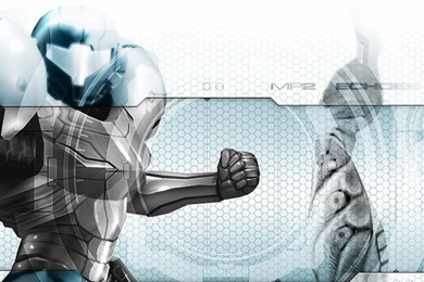 Metroid Abstract Samus Aran Kickass